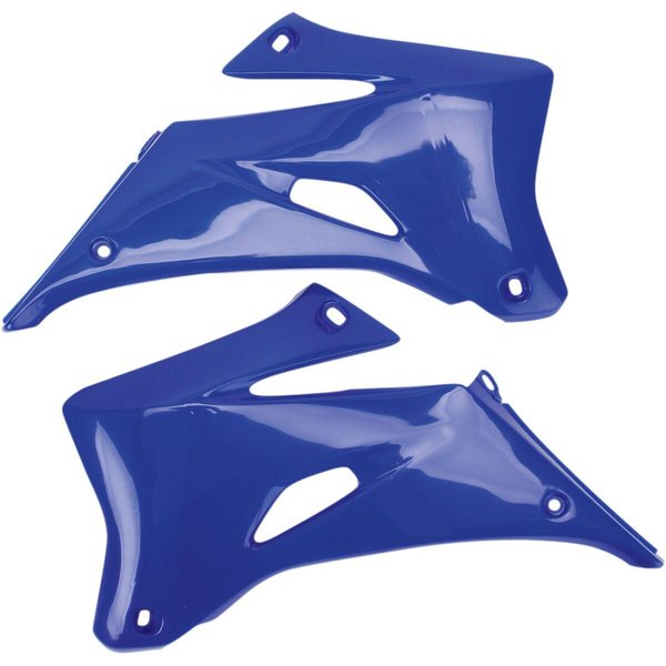 YA03882#089 - UFO Replacement Radiator Scoops For Yamaha YZF250 2006-2009 - Reflex Blue