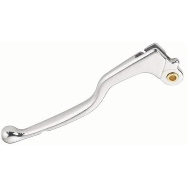 Raceline Clutch Lever - Kawasaki KX60 1983-2003, KX80 1988-97, KX 125/250/500 Up To 1989 - Silver/ Long