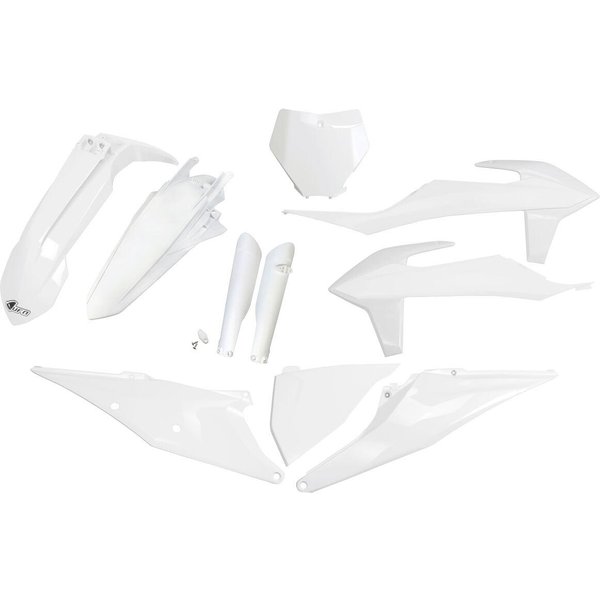 KTKIT522F@047 - UFO Replacement Plastics Kit For KTM SX125 2019-2022 - KTM White
