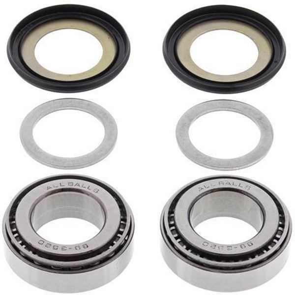 All Balls Steering Bearing Kit - Honda CR125 1979-81, CR250 1978-81
