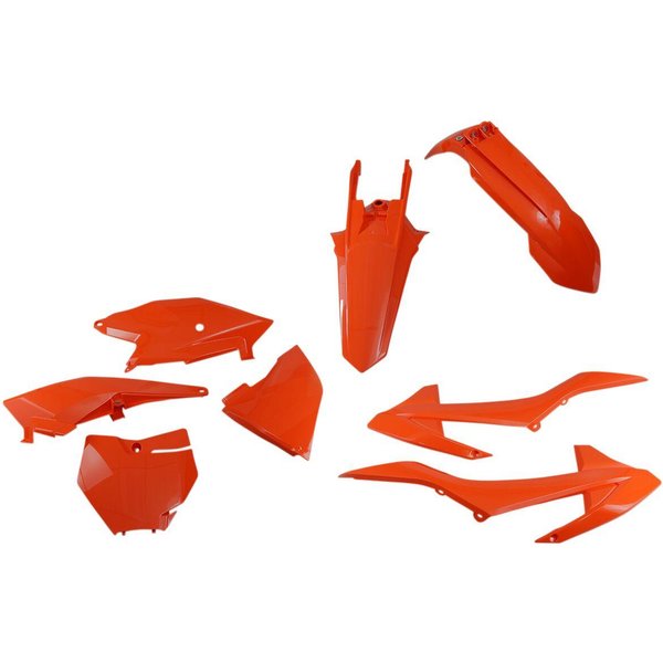 KTKIT519@127 - UFO Replacement Plastic Kit For KTM SX85 2018-2024 - KTM Orange/Orange