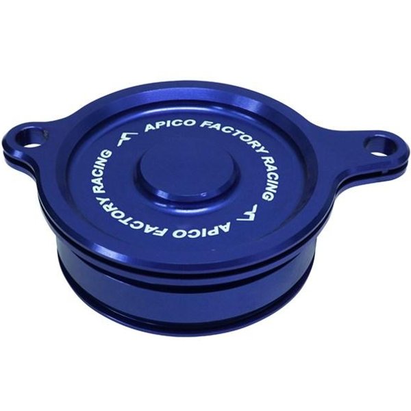 Apico Oil Filter Cover - Kawasaki KXF450 2006-15, KLX450 2008-15 - Blue