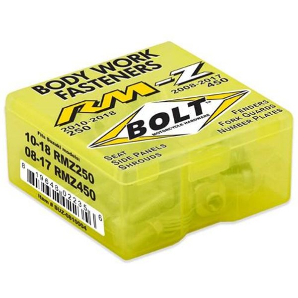 Bolt Hardware Plastic Fastener Kit - Suzuki RMZ250 2010-18, RMZ450 2008-17