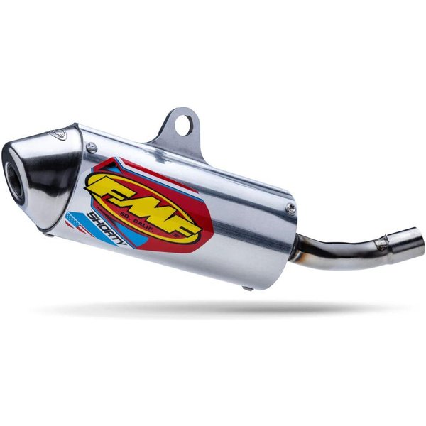 025078 - FMF PowerCore 2 Shorty Silencer For KTM SX125 2004-2010 - Silver