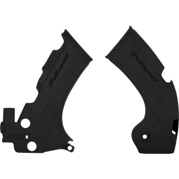 Polisport Frame Protectors - Yamaha YZF250 2019-23, YZF450 2018-22 - Black