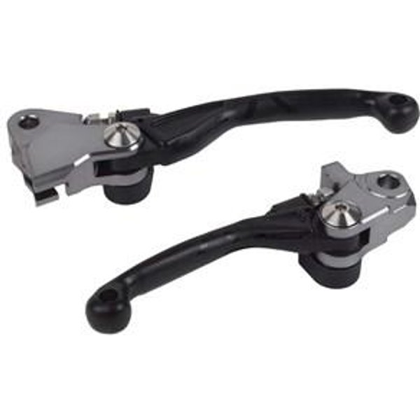 Polisport Pivot Lever Set - Beta RR 125-300 2013-23, 350-500 2012-23, TM 125-450 2010-18 - Black
