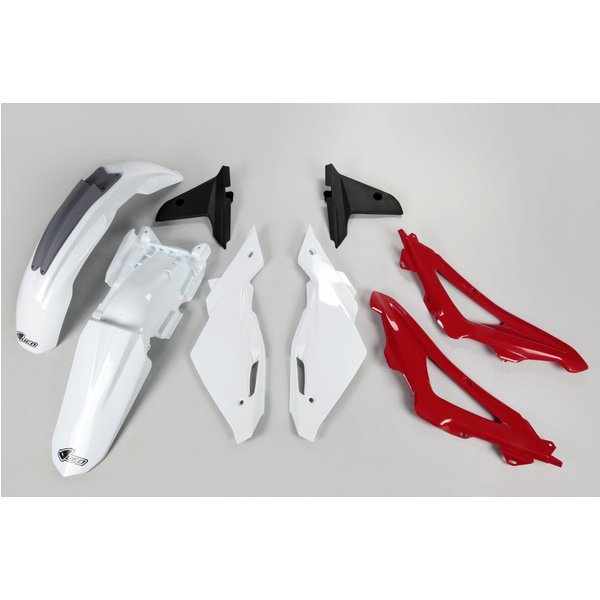 HUKIT611@999 - UFO Replacement Body Plastic Kit For Husqvarna CR125 2009-2013 - Black/Red/White
