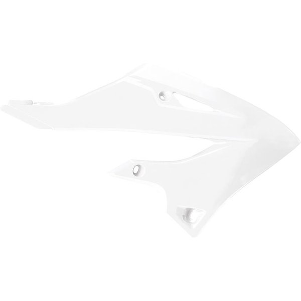 Polisport Radiator Scoops - Yamaha YZ 125/250 2022-23, YZ 125/250X 2023 - White