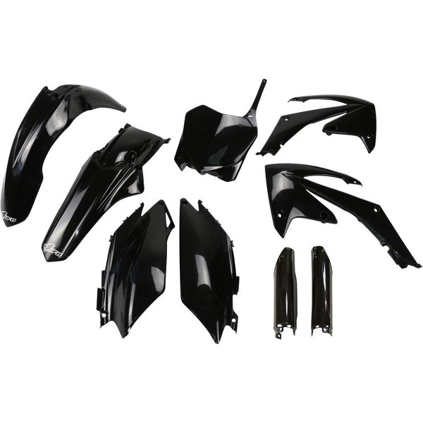 HOKIT114F@001 - UFO Replacement Plastics Kit For Honda CRF250R 2011-2013 Front - Black