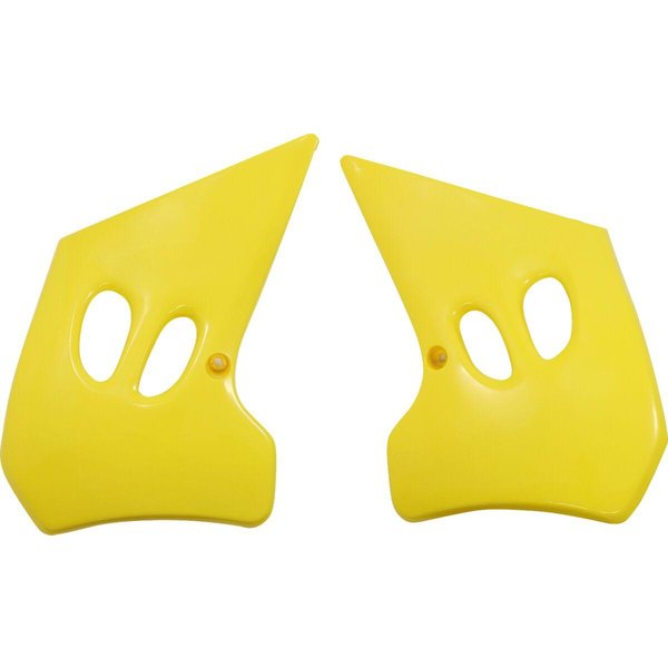 SU02945#101 - UFO Replacement Radiator Scoops For Suzuki RM 125 1993-1995 - Yellow
