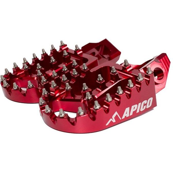 Apico Xtreme Foot Pegs - Gas Gas MC125 & MC250F 2021-23 - Red