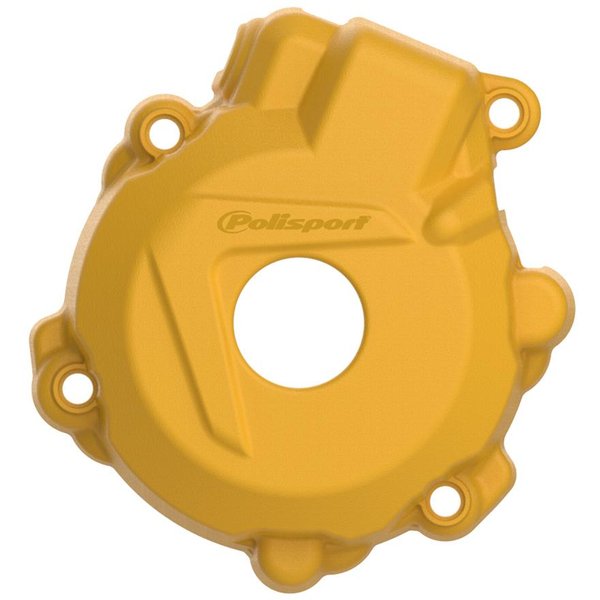 Polisport Ignition Cover Protector - KTM EXC-F 250 2014-16, EXC-F 350 2012-16, Husqvarna FE 250/350 2014-16 - Yellow