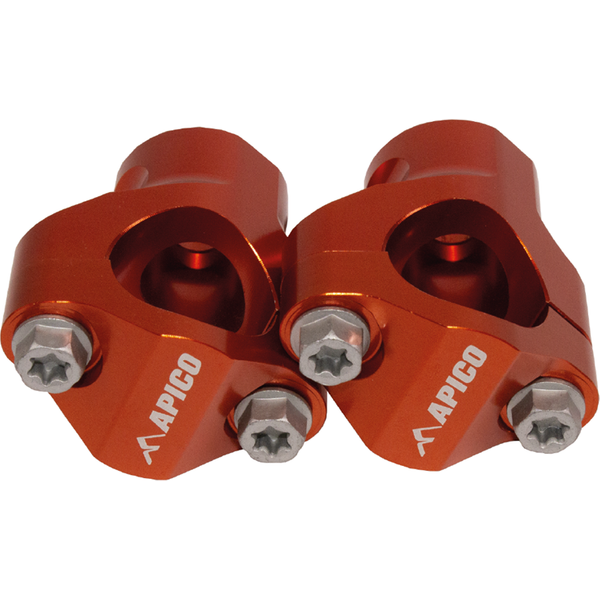 Apico Handlebar Mount Kit - 28.6mm - KTM SX/SXF 125-450 & Husqvarna TC/FC 125-450 2017-21 - Orange