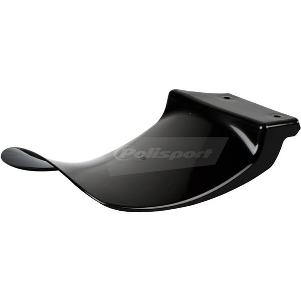 Polisport Rear Shock Guard - Kawasaki KXF250 2007-16, KXF450 2007-15 - Black