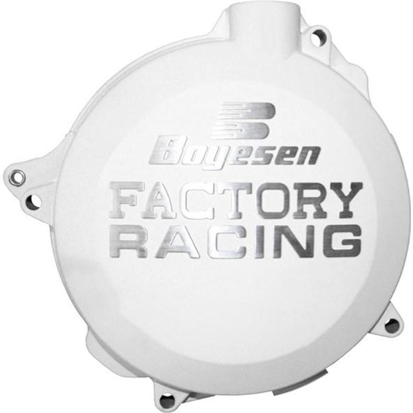 Boyesen Clutch Cover - Kawasaki KX85 1998-2022 - White