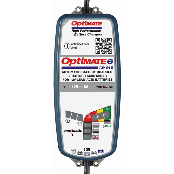 TM360 - TecMate Optimate 6 Ampmatic Battery Charger