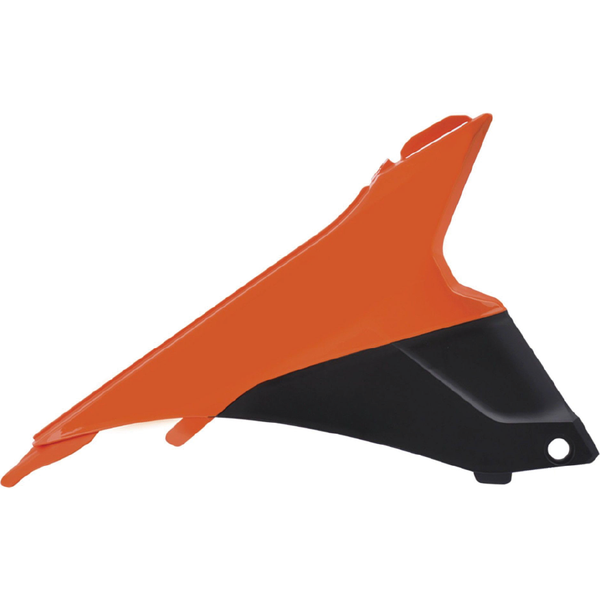 Polisport Air Filter Box Cover - KTM SXF 250/350/450 2013-15, SX 125/150/250 2013-15, SX250 2016, XC/XC-F 2013-16 - Orange/Black