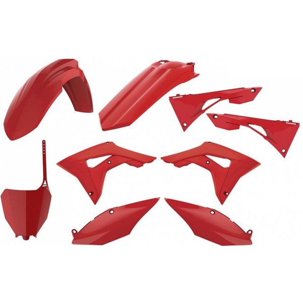 Polisport Full Plastics Kit - Honda CRF250R 2018-21, CRF450R 2017-20 - Red