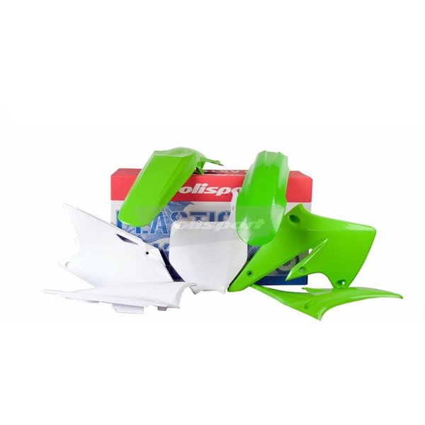 Polisport Plastics Kit - Kawasaki KXF250 2004-05 - OEM