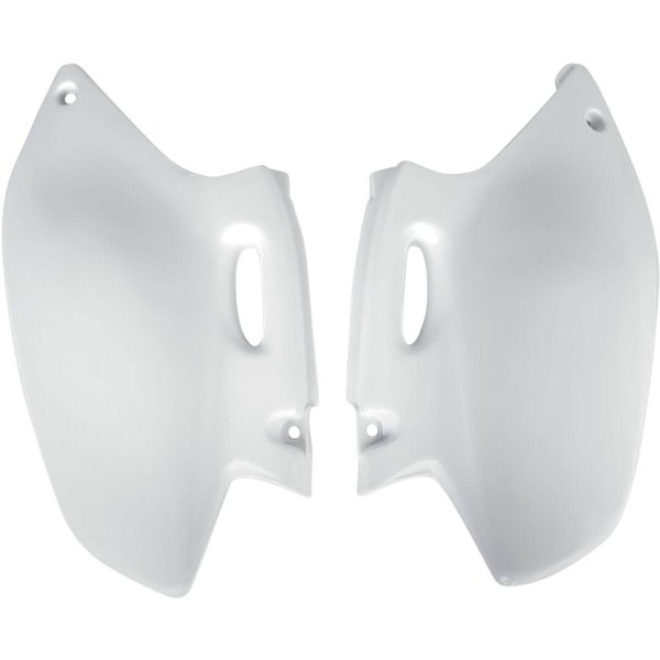 YA03811#046 - UFO Side Panels For Yamaha WRF250 2001-2002 - White