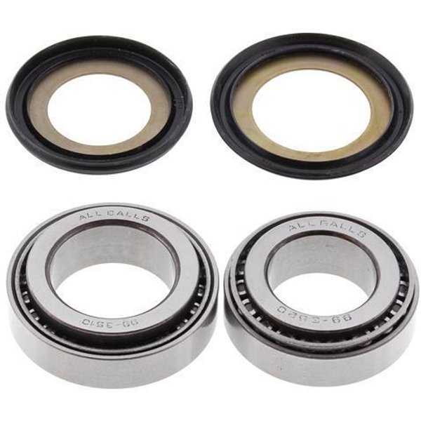 All Balls Steering Bearing Kit - Honda CR125 1990-92, CR250 1990-91, CR500 1990-2001, XR650R 2000-07
