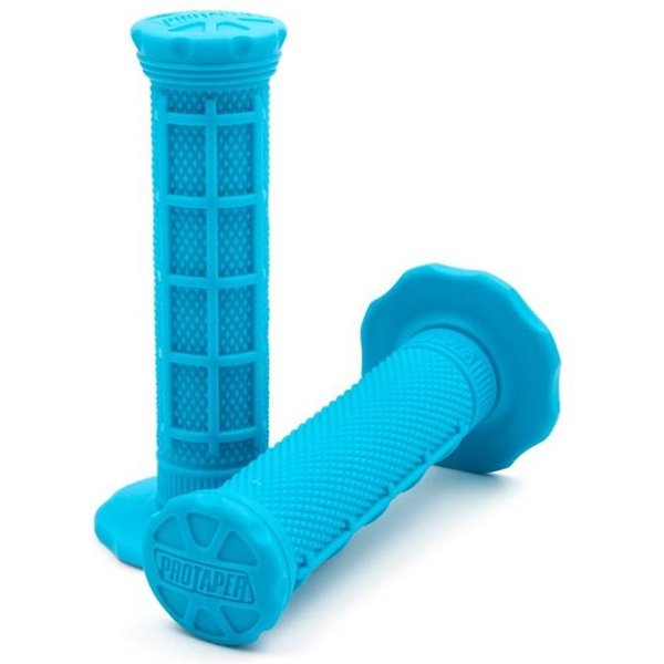 Pro Taper 1/3 Waffle Micro Grips - Neon Blue