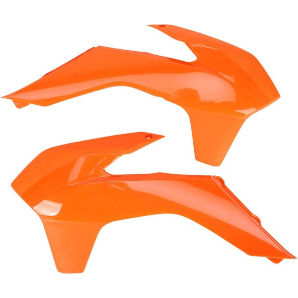 KT04052#127 - UFO Replacement Radiator Scoops For KTM EXC125 2014-2016 - KTM Orange