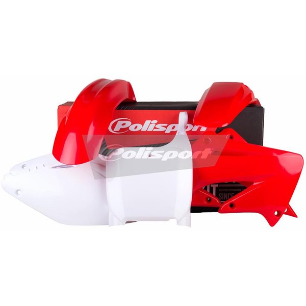 Polisport Plastics Kit - Honda CR 125/250 2002-03 - OEM (Red/White)