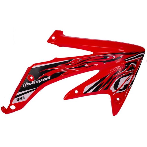 Polisport Radiator Scoops - Honda CRF450R 2005-08 - Red IPD