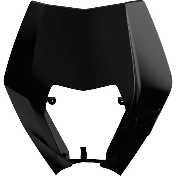 Polisport Headlight Surround - KTM EXC/EXC-F/XC-W/XC-W Models 2008-13 - Black