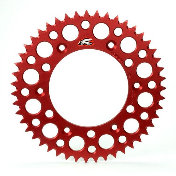 Renthal Ultralight Rear Sprocket - Beta, Scorpa, Sherco, Gas Gas, 4RT, Vertigo, TRS 2002-24 - 44T Red