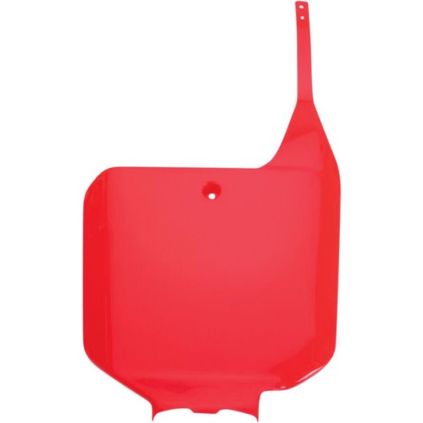 HO02674#067 - UFO Front Number Board For Honda CR125 1995-1999 - Red