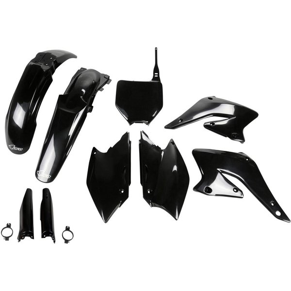 SUKIT403F@001 - UFO Replacement Plastics Kit For Suzuki RMZ250 2004-2006 - Black
