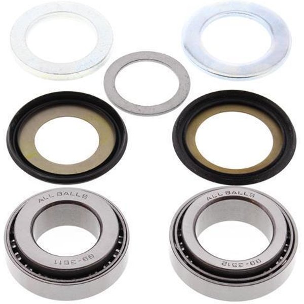 All Balls Steering Bearing Kit - Honda SL350 1970-72