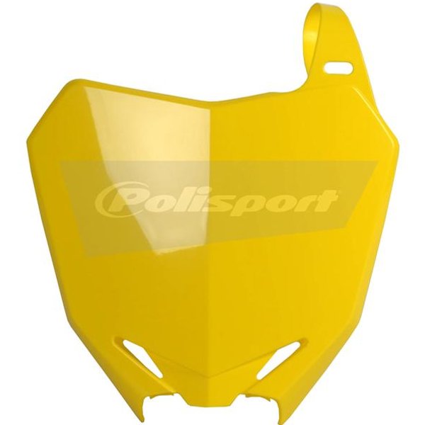 Polisport Front Number Board - Suzuki RMZ250 2010-18, RMZ450 2008-17 - Yellow