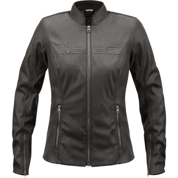 2822-1430 - Icon Womens Tuscadero2 Jacket X-Large - Black