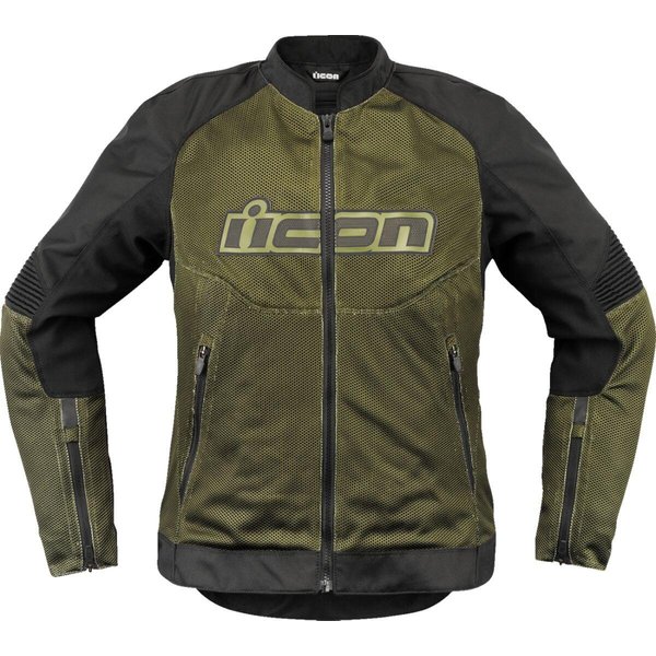 28221587 - Icon Womens Overlord3 Mesh Jacket Medium - Black/Green