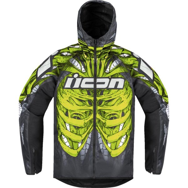 28206675 - Icon Airform Manikr Jacket Medium - Black/Dark Grey/Green/Light Grey/White