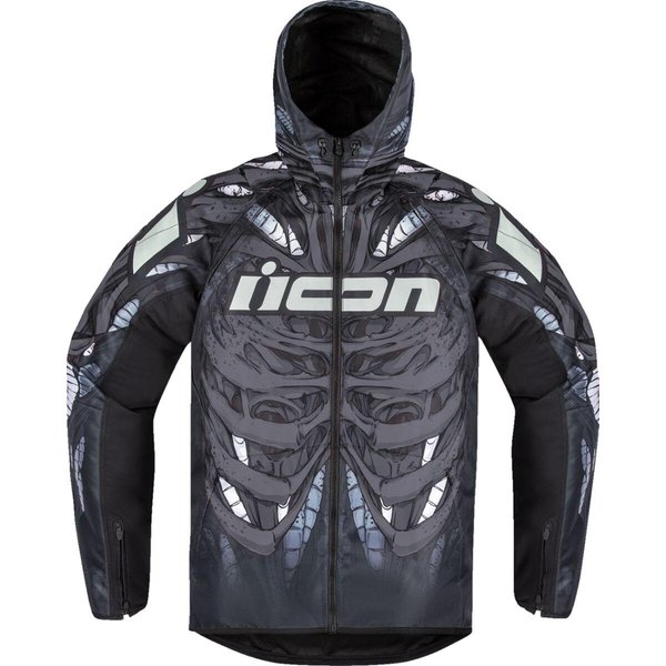 2820-6668 - Icon Airform Manikr Jacket Small - Black/Dark Grey/Light Grey/White