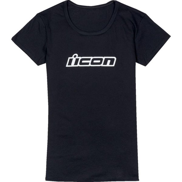 3031-4171 - Icon Womens Adult Womens Clasicon T-Shirt Small - Black