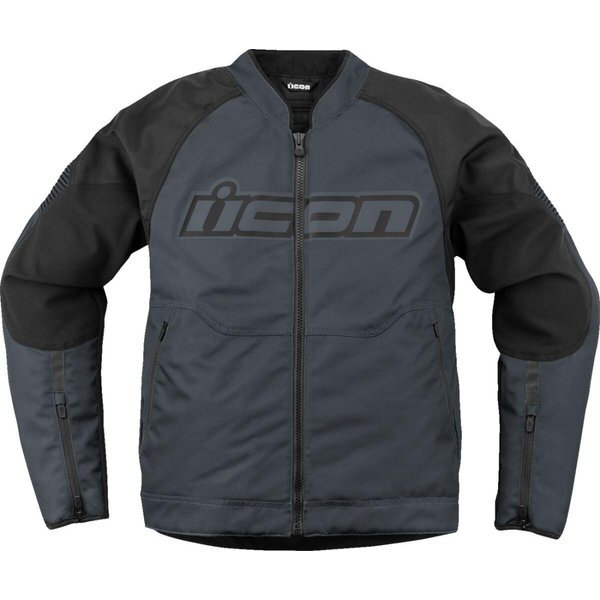 2820-6699 - Icon Overlord3 Jacket Small - Black/Grey