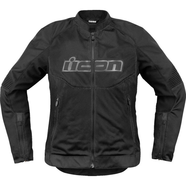 28221582 - Icon Womens Overlord3 Mesh Jacket Large - Black/Grey