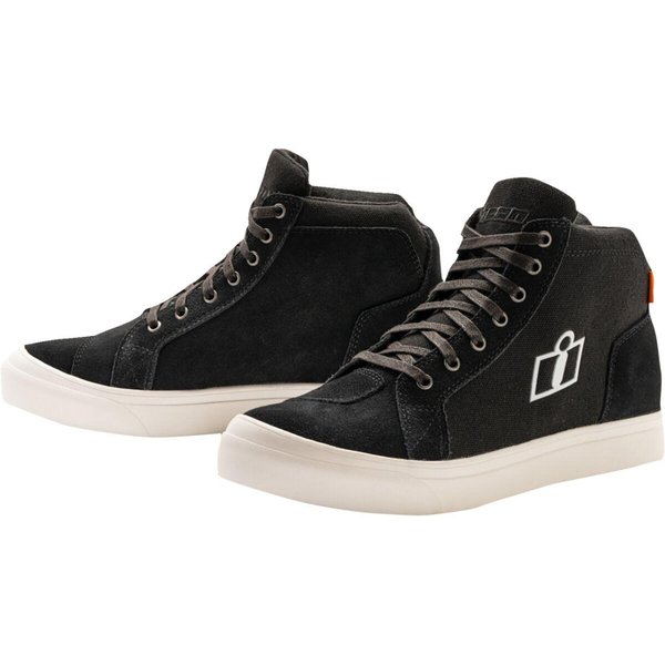 3401-1026 - Icon Carga Boots Adult 10.5 - Black/White