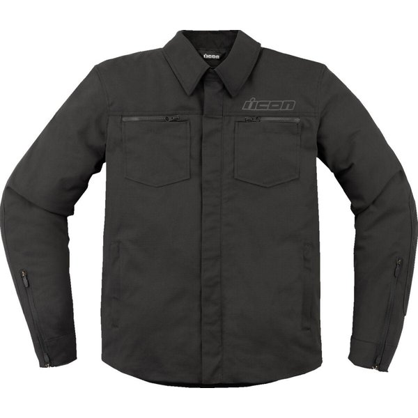 2820-6238 - Icon Upstate Canvas CE Jacket X-Large - Black