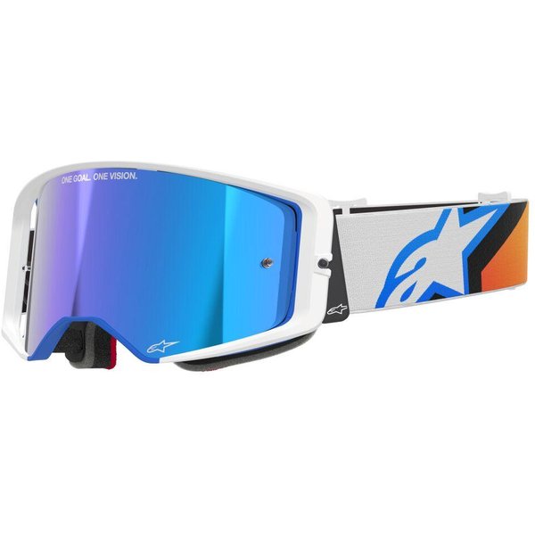 5100325-7302 - Alpinestars Supertech Corp ABS Vision Goggles - Blue/Orange/White