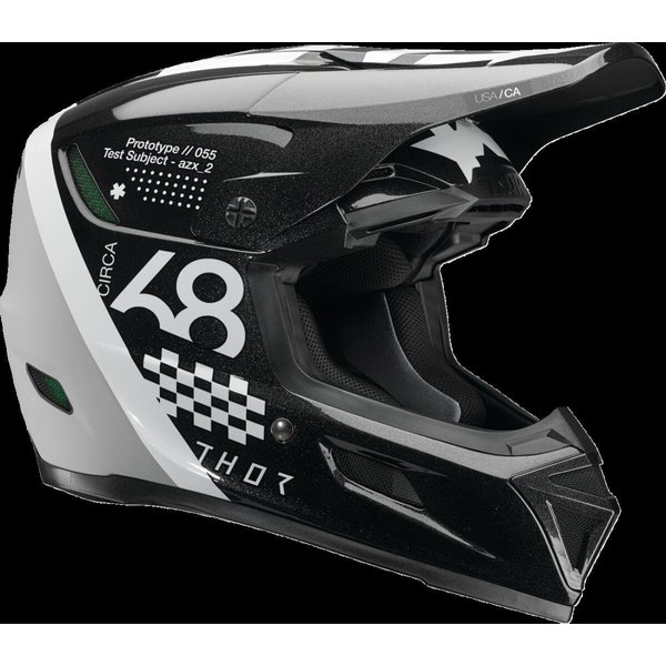 0110-8780 - Thor Reflex Sport Riot MIPS Helmet XX-Large false - Black/White