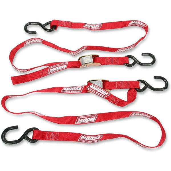 3920-0295 - Moose Racing Heavy Duty Tie Down Straps Set (183cm) - Red