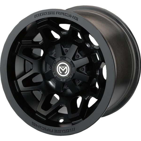 416MO127156MB4 - Moose Racing 416X Wheel For Polaris 455 4X4 1999 Front 12x7" - Black