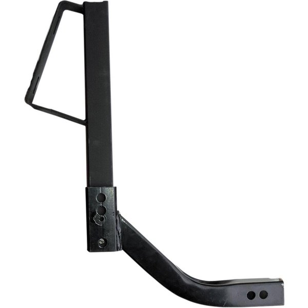 U-4047 - Moose Racing Receiver Hitch Spare Tyre Mount For John Deere 2030A 1200 2018-2022 - Black