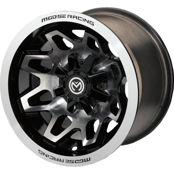 416MO127156GBMF4 - Moose Racing 416X Wheel For Polaris 455 4X4 1999 Fits Front Or Rear 12x7" - Black